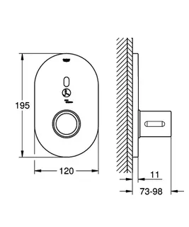 GROHE IR-Brausethermostat Eurosmart CE Special 36456 FMS für 36458/36459 chrom – Bild 5