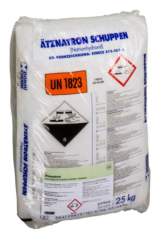 Grünbeck Ätznatron (schuppenförmig) 25 kg-Sack
