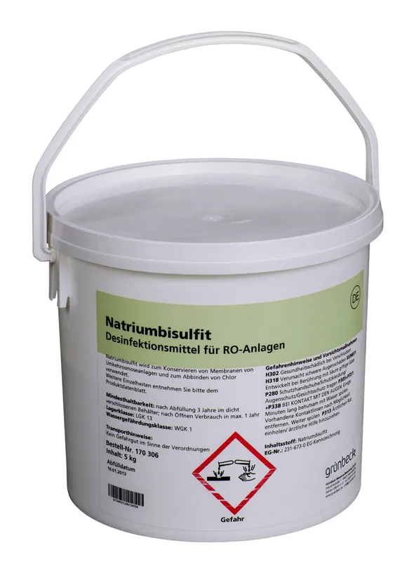 Grünbeck Natriumdisulfit 5,0 kg-Eimer
