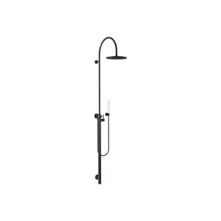 DO Duschstele mit Brause-Einhandbatterie SERIENSPEZIFISCH 26024661 Schwarz matt