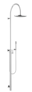 Dornbracht Duschstele mit Brause-Einhandbatterie SERIENSPEZIFISCH 26024661 Schwarz matt – Bild 2