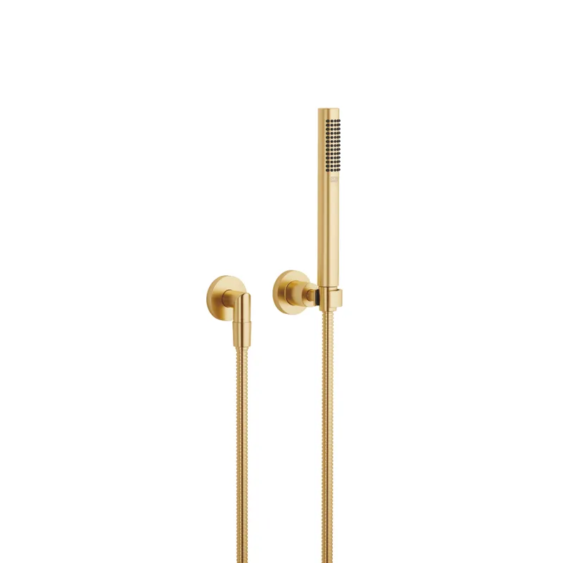 Dornbracht Schlauchbrausegarn. m.Einzelros. TARA 27802892 Messing gebürstet (23kt Gold)