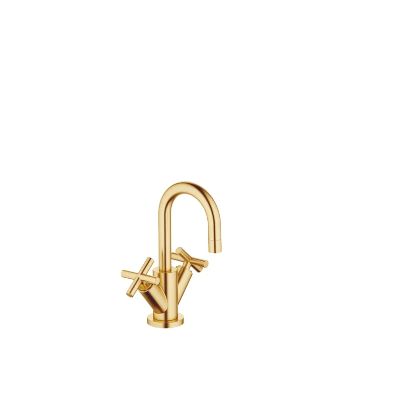 Dornbracht Waschtisch-ELB mit Ablaufgarnitur TARA 22302892 Messing gebürstet (23kt Gold)