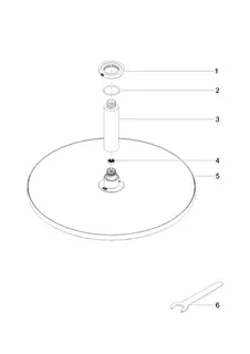 Dornbracht RB SERIENSPEZIFISCH 28699970 400 mm Messing gebürstet (23kt Gold) – Bild 4