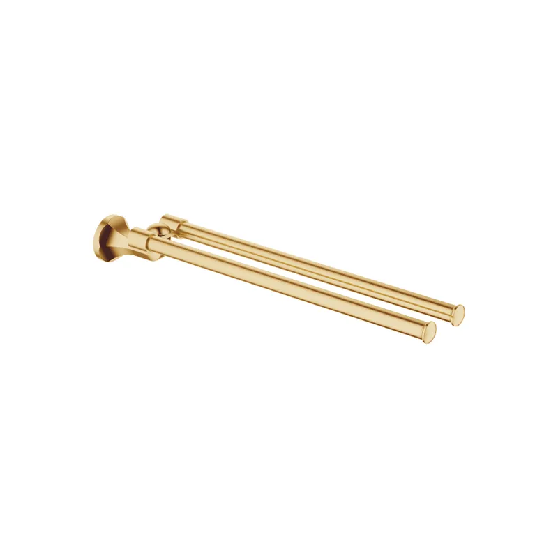 Dornbracht Handtuchhalter, 2-teilig MADISON 83210361 Messing gebürstet (23kt Gold)