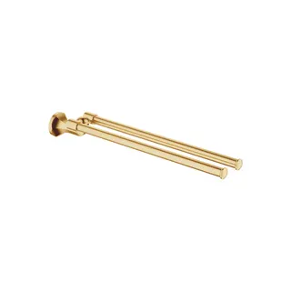 Dornbracht Handtuchhalter, 2-teilig MADISON 83210361 Messing gebürstet (23kt Gold)