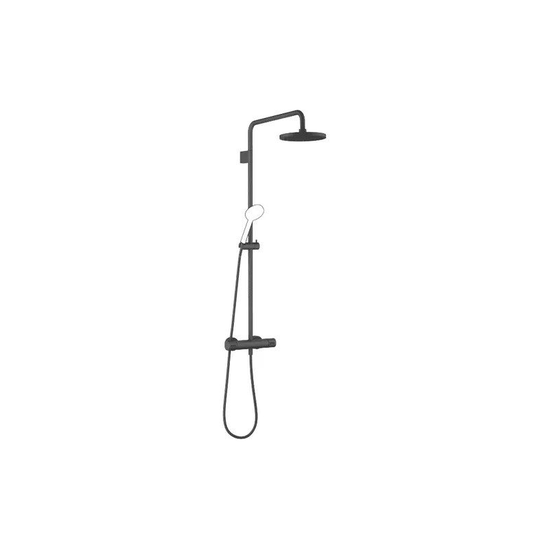 Dornbracht Shower Pipe mit Brause-Thermostat SERIENSPEZIFISCH 34459979 Schwarz matt