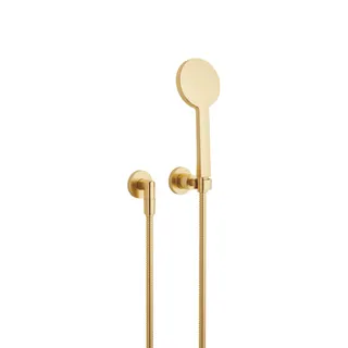 Dornbracht Schlauchbrausegarn. m.Einzelros. TARA 27803892 Messing gebürstet (23kt Gold)