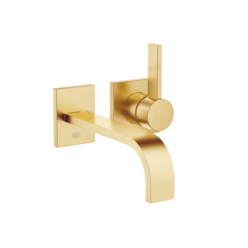 Dornbracht Waschtisch-Wand-EHM ohne Ablaufgarnitur MEM 36861782 Messing gebürstet (23kt Gold)