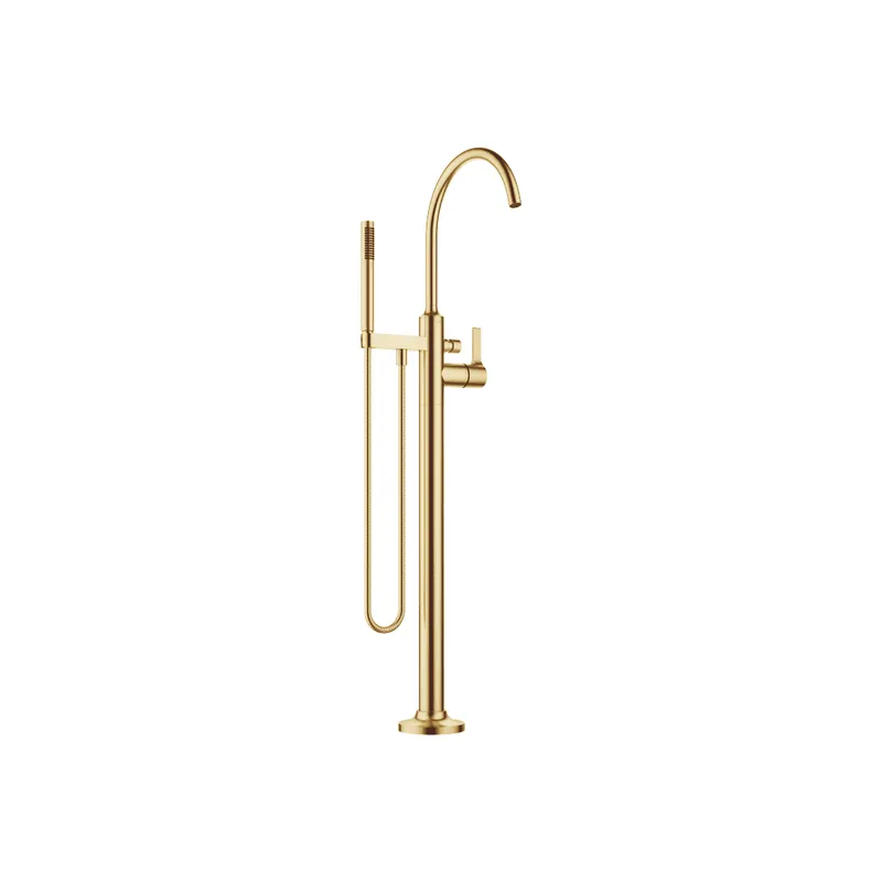 Dornbracht Wannen-EHM mit Standrohr VAIA 25863809 Messing gebürstet (23kt Gold)