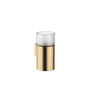 Dornbracht Glashalter, Wandmodell SERIENNEUTRAL 83401979 Messing gebürstet (23kt Gold)