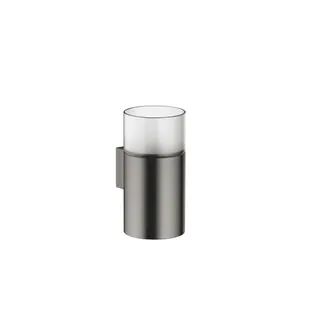 Dornbracht Glashalter, Wandmodell SERIENNEUTRAL 83401979 Dark Platinum gebürstet