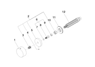 Dornbracht Unterputzvent. SERIENSPEZIFISCH 36607742 1/2" Platin gebürstet – Bild 4