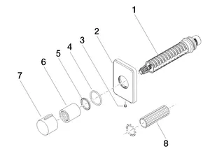 Dornbracht Unterputzventil, rechtsschließend LULU 36608710 3/4" Chrom – Bild 4