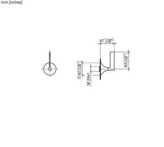 Dornbracht Unterputzventil, rechtsschließend VAIA 36608819 3/4" Chrom – Bild 3