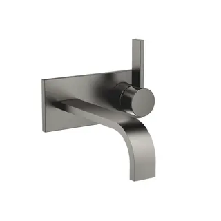 Dornbracht Waschtisch-Wand-EHM mit Abdeckplatte MEM 36864782 Dark Platinum gebürstet