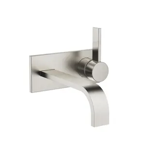 Dornbracht Waschtisch-Wand-EHM mit Abdeckplatte MEM 36864782 Platin gebürstet