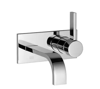 Dornbracht Waschtisch-Wand-EHM mit Abdeckplatte MEM 36864782 Platin gebürstet – Bild 2