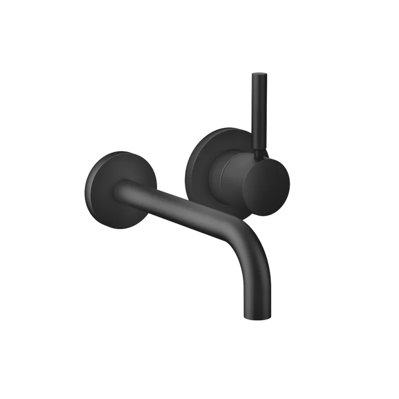 Dornbracht Waschtisch-Wand-EHM mit Einzelrosetten META 36862660 Schwarz matt