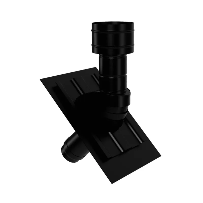 Kermi, x-well Universal-Dachpfanne NW 125 mit Dachhaube, schwarz