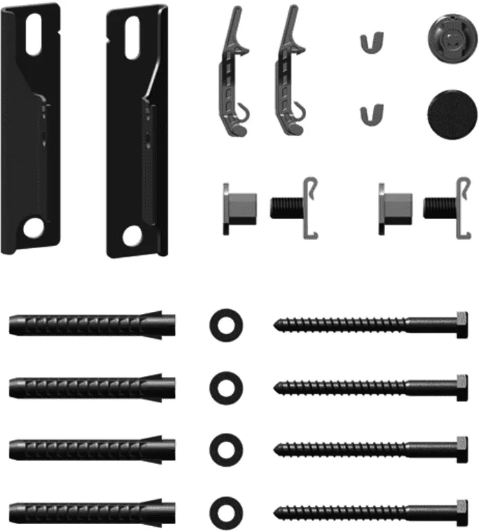 Kermi Befestigungs-Set Pateo, Rubeo weiß