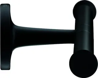 DU Starck T Papierrollenhalter, Schwarz Matt, 255x76x50