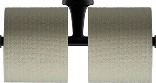 Duravit Starck T Papierrollenhalter, Schwarz Matt, 255x76x50 – Bild 2