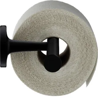 Duravit Starck T Papierrollenhalter, Schwarz Matt, 255x76x50 – Bild 3