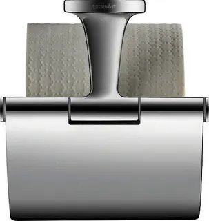 Duravit Starck T Papierrollenhalter, Chrom, 125x83x131 – Bild 2