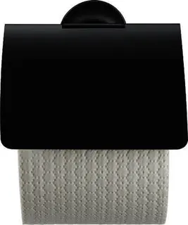 Duravit Starck T Papierrollenhalter, Schwarz Matt, 125x83x131 – Bild 2