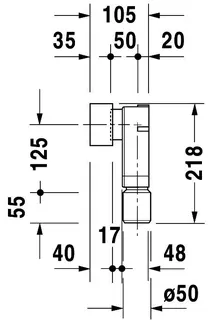 Duravit Unterputzsiphon für Waschtisch Architec, inkl. Anschlusszubehör – Bild 2