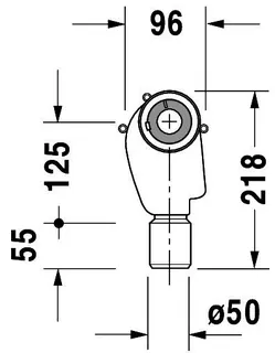 Duravit Unterputzsiphon für Waschtisch Architec, inkl. Anschlusszubehör – Bild 3