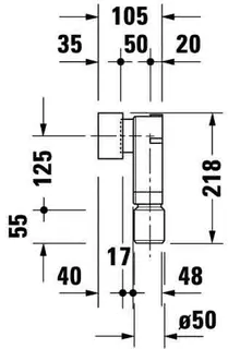 Duravit Unterputzsiphon für Waschtisch Architec, inkl. Anschlusszubehör – Bild 4