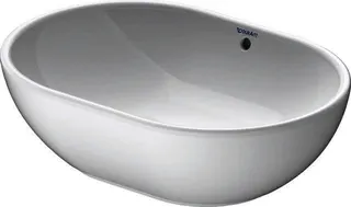 Duravit Aufsatzbecken 2nd floor Foster 495 mm mit ÜL ohne HLB, weiß