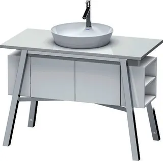 Duravit Aufsatzbecken Cape Cod 480 mm mit Armatureninsel, ohne ÜL, weiß WG – Bild 2