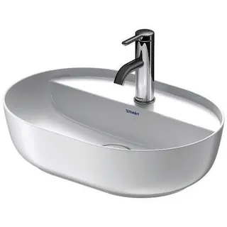 Duravit Aufsatzbecken Luv 500mm, geschliffen o.ÜL,m.HLB,1HL,weiß/weiß sdm.