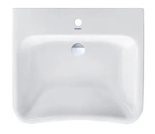 Duravit Waschtisch DuraStyle Vital Med 650 mm ohne ÜL, mit HLB, 1 HL, weiß