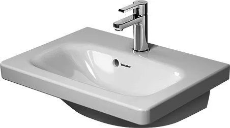 Duravit Möbelwaschtisch Compact DuraStyle 550mm, m.ÜL, m.HLB, weiß