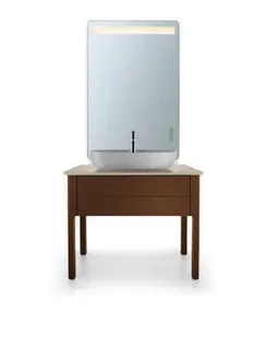 Duravit Aufsatzbecken Luv 700mm, geschliffen o.ÜL,m.HLB,1HL,weiß