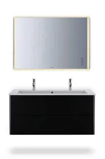 Duravit Möbel-Waschtisch ME by Starck 1230mm m.ÜL, m.HLB, 2 HL, 1 Becken, weiß – Bild 5