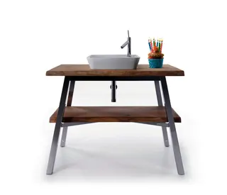 Duravit Aufsatzbecken Cape Cod 460 mm mit Armatureninsel, ohne ÜL, weiß