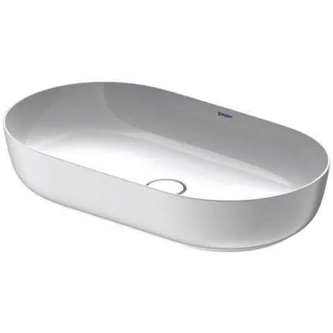 Duravit Aufsatzbecken Luv 700mm geschl.,o.ÜL,o.HLB,weiß/weiß sdm.