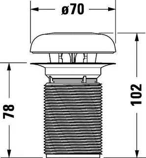 Duravit Geruchsverschluss inkl. Key-Ring für Urinal 280830 – Bild 2