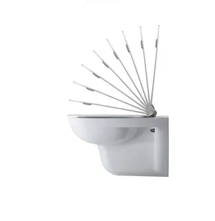 Duravit Wand-WC D-Code 545 mm Tiefspüler, weiß, HYG