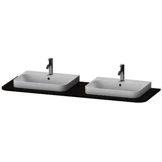 DU Konsole HappyD.2Plus, 2 Ausschnitte 16x1600x550mm, nussbaum gebürstet