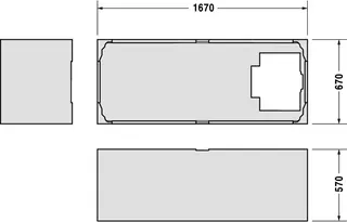Duravit Wannenträger für 700334 – Bild 2