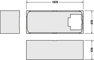 Duravit Wannenträger für 700334 – Bild 3