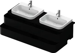 Duravit WTU HappyD2+ wandh.,408x1600x550mm 4Schubk., BP b., graphit superm.f.ASB – Bild 5