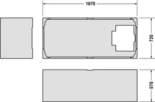 Duravit Wannenträger für 700335 – Bild 2