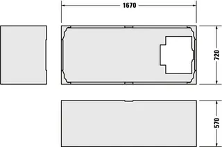 Duravit Wannenträger für 700335 – Bild 3